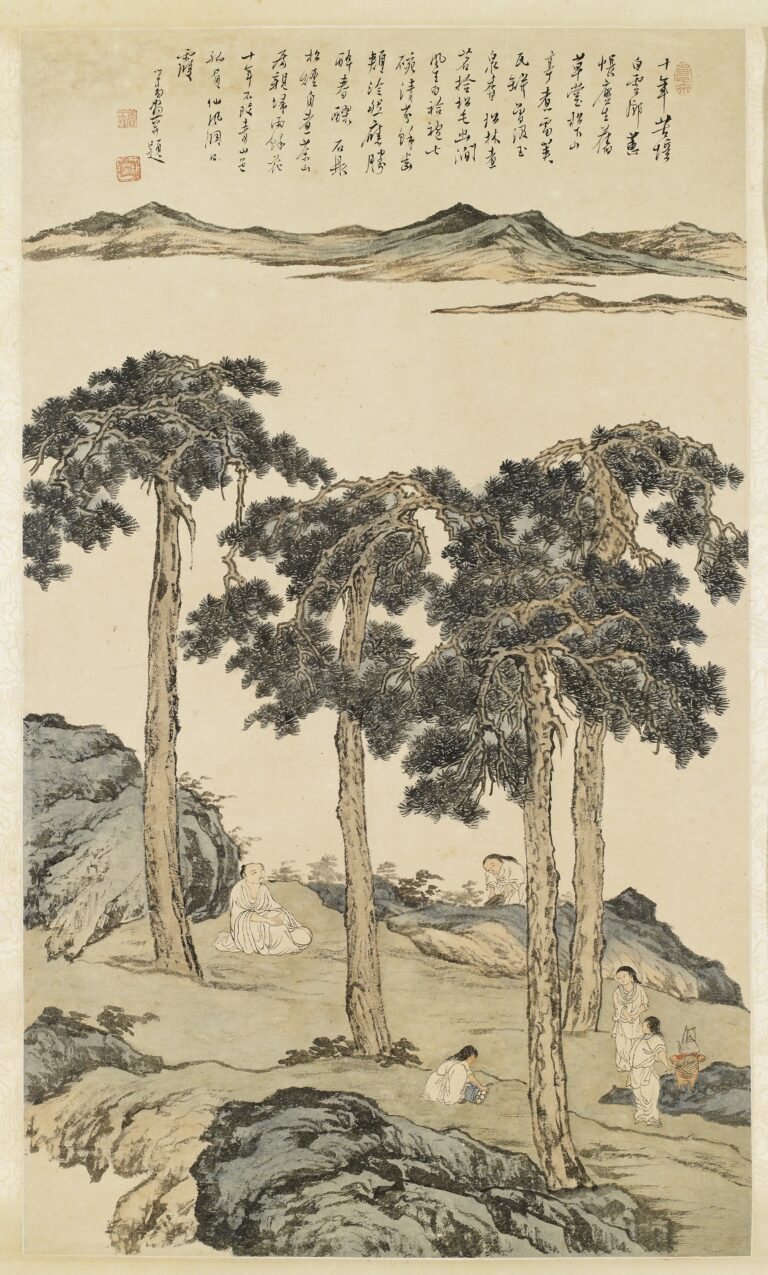 溥心畬_煮茶圖